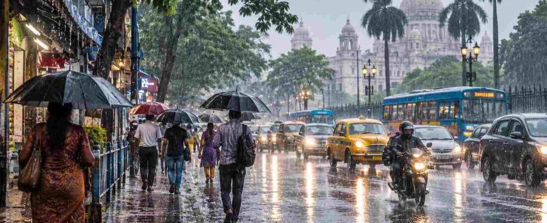বিশ্বকর্মার আরাধনার দিনেই বৃষ্টির দাপট, ভিজল কলকাতা-সহ শহরতলি
