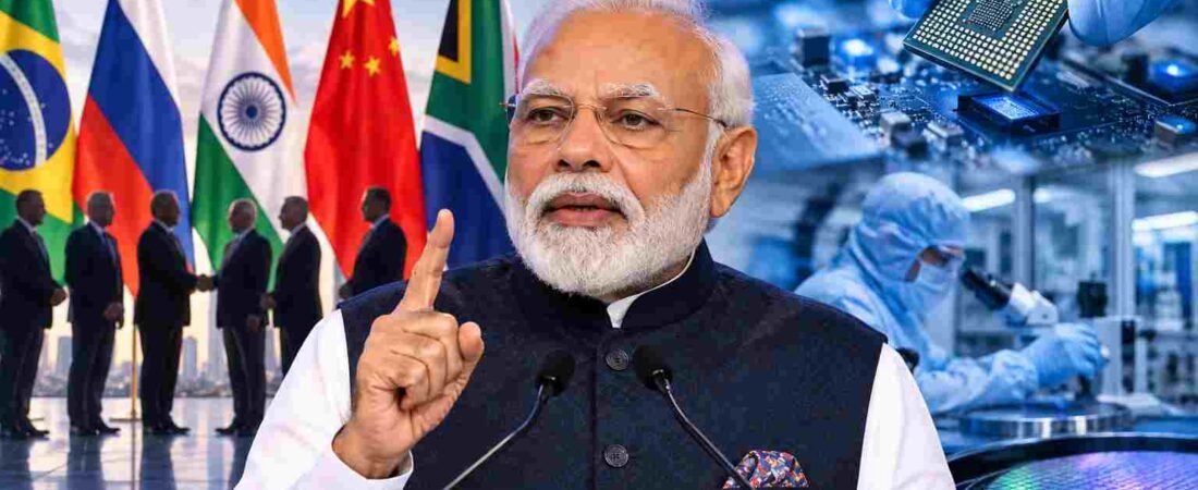 ব্রিক্‌সের মঞ্চে ঐকমত্য, সেমিকনে চিপ—বিশ্বের আস্থা বাড়ছে ভারতের উপর, বললেন মোদী