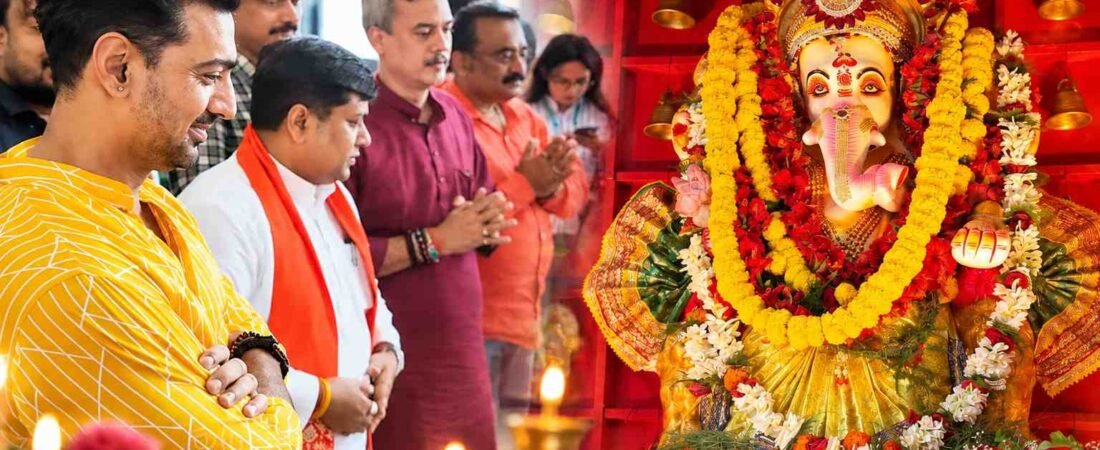 দেবের গণেশ পুজোয় সুকান্ত, রাজনীতির বাইরে সৌজন্যের বার্তা ‘ভাই’ সম্বোধনে